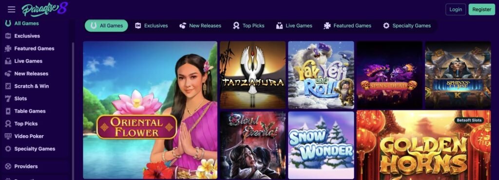 paradise 8 casino withdrawals